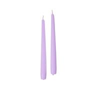Cereria di Giorgio Risthò - Velas cónicas para candelabro, cera, lavanda, 2,2 x 25 cm