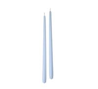 Cereria di Giorgio Risthò - Velas cónicas para candelabro, de cera, Dusty Blue, 2,2 x 40 cm