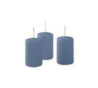 Cereria di Giorgio Risthò Velas diámetro 4 cm altura 7 - Dusty Blue - Paquete de 12 unidades