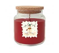 Cereria Di Giorgio - Vela en tarro perfumada de miel y canela - Etiquetas variadas - Diámetro 10 cm Altura 11 cm - Duración 80 horas - Christmas Collection