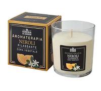 Cereria Di Giorgio - Vela perfumada en vaso - Con estuche protector - Cera vegetal de palma y soja - Colección Aromaterapia - Neroli - Relajante - Duración 44 horas