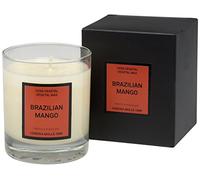 Cerería Mollá Santiago - Vela en Vaso de Cristal, Cera Vegetal, Aroma a Brazilian Mango