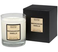 Cerería Mollá Santiago - Vela en Vaso de Cristal, Cera Vegetal, Aroma a Madagascar Vanilla