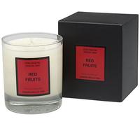 Cerería Mollá Santiago - Vela en Vaso de Cristal, Cera Vegetal, Aroma a Red Fruits