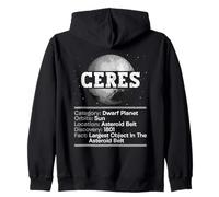 Ceres Hechos - Ceres Planeta Enano Astronomía Espacial Sudadera con Capucha