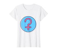 Ceres - Símbolo de la Diosa Romana Deméter Camiseta gráfica económica, Mujer, Blanco, XS