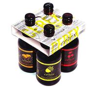 CEREX - Pack Degustación de 4 Cervezas Artesanas - Cerveza de Castaña, Cereza, Ibérica de Bellota y Pilsen - Mejor Cerveza Artesanal de España Premios" World Beer Awards 2017" y 2015