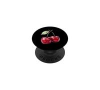 Cereza Acuarela Rojo Cerezas Estética Verano Fruta Amante PopSockets PopGrip Adhesivo