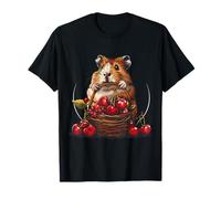 Cereza Conejillo de Indias Animal Print Cereza Fruta Guinea Pig Lover Camiseta