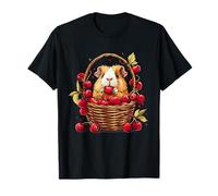 Cereza Conejillo de Indias Cereza Fruta Arte Animal Guinea Pig Lover Camiseta