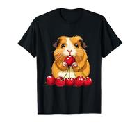 Cereza Conejillo de Indias Cereza Fruta Arte Animal Guinea Pig Lover Camiseta