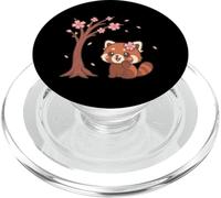Cereza En Flor Panda Roux Kawaii Japonés Sakura Manga PopSockets PopGrip para MagSafe