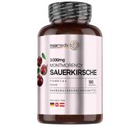 Cereza Montmorency - 6000 mg 180 Cápsulas - Fuente Natural de Vitamina A, Vitamina C y Antioxidantes