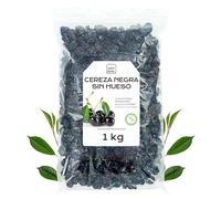 Cereza Negra Deshidratada Sin Azucar 1 Kg - Cereza Negra Sin Hueso - Cerezas Secas - Snacks Saludables - Sin Azucar Añadido, Sin Conservantes, Sin Gluten