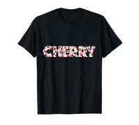 Cerezas patrón I Love Cherry fruta acuarela arte desierto Camiseta