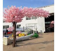 Cerezo Artificial Rosa Hecho A Mano Interior Y Exterior