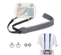 CERFFOOL 2 en 1 parasol y bolsa de almacenamiento para DJI RC 2/1 rígida funda de transporte para DJI Flip/Mini 4 Pro/Air 3 Mando a distancia funda protectora antiarañazos, Correa para, 15.3 x 17.6 x