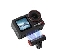 CERFFOOL Adaptador magnético de liberación rápida para dji Osmo 360/Action 5 Pro 4 3 2 Plegable 1/4 Tornillo 2 Clavijas diseño Montaje cámara de acción Accesorios