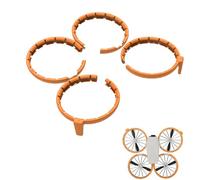 CERFFOOL - Anillos de protección parachoques para DJI Flip Protector Protector de Hélice Anti-Colision Antigolpes para Protección de la Hélice Accesorio (naranja)