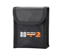 CERFFOOL Bolsa de batería para dron DJI Avata 2, bolsa de almacenamiento de protección de batería, ignífuga, a prueba de explosiones, bolsa de seguridad con bolsillo, funda protectora para drones,