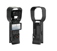 CERFFOOL - Carcasa protectora para DJI Osmo Pocket 4/3, marco de carcasa con parasol, anticaída rígida, tapa de diseño, sin desmontaje, accesorios para cámara de acción, color negro