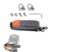 CERFFOOL Correa de cuello ajustable para DJI RC 2 1/RC Pro 2 1 / RC Plus 2 1 de piel de PU con cordón para DJI Mavic 4 Pro/Air 3S/Neo/Matriz 4 Drone Control remoto con pantalla accesorio