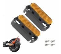 CERFFOOL Cubierta protectora banda reflectante para Xiaomi 5 rueda trasera cubierta de plástico decorativa con tornillos piezas de repuesto accesorios para scooter eléctrico