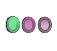 CERFFOOL Filtro de lente para DJI Osmo Nano Filtro de cristal óptico HD Multicoated Anti-aceite Anti-arañazos con estuche de almacenamiento para cámara de acción (CPL+ND8+ND16)