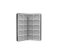 CERFFOOL - Funda de almacenamiento para tarjetas de juegos, caja de almacenamiento para Nintendo Switch 2, Switch OLED/Switch Lite/Switch Cartucho de silicona suave con 20 ranuras (Negro)