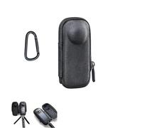 CERFFOOL - Funda de transporte para Insta360 X5, portátil de almacenamiento, protección antiarañazos, absorción de golpes, bolsa de viaje con hebilla para cámara de acción Accesorios, Negro