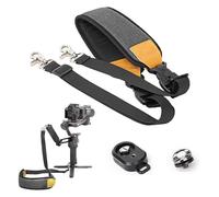CERFFOOL Kit Base + Correa de Hombro Ajustable para DJI RS4 Pro RS4 RS 3 Correa Reductora de Peso para Gimbal Accesorios para Estabilizadores Correa de Cuello de Liberación Rápida