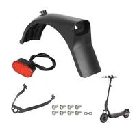CERFFOOL Kit de guardabarros trasero para Xiaomi 5 Pro Accesorios de repuesto con luz trasera y soporte de guardabarros antisalpicaduras Fender con gancho y tornillo para scooter eléctrico