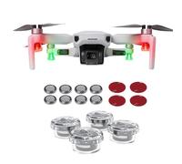 CERFFOOL Luz de advertencia de vuelo nocturno para DJI Neo Mini 4 Pro 4 3 Pro 3 Mavic 3 Pro 3 Classic Air 3 FPV Avata 2 etc Accesorios 4 luces