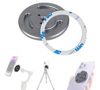 CERFFOOL MagSafe - Adaptador magnético para trípode de teléfono para iPhone 16, 15, 14, 13, 12 para Huawei/Samsung/Xiaomi, orificio de tornillo de 1/4 pulgadas para trípode cardán DJI