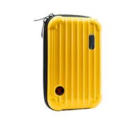 CERFFOOL Pequeña funda de transporte para Insta360 Flow/Flow Pro, funda rígida de poliuretano, bolsa de almacenamiento portátil de viaje con correa lateral, correa de muñeca, soporte interior para