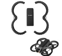 CERFFOOL Protector de hélice y funda trasera para DJI Avata 2, placa de protección trasera para dron, hoja de pala, antigolpes, antiarañazos, accesorios para drones (negro)