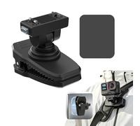 CERFFOOL - Soporte de clip magnético para mochila para Insta360 X4 Air/X5/Ace Pro 2/1/Ace ajustable a 360° Soporte de sujeción Pinza de liberación rápida Accesorios para cámara de acción