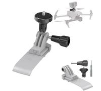 CERFFOOL - Soporte de fijación de cámara de acción para DJI Air 3 Drone para DJI Action 5 Pro 4/GoPro Hero 13 12 BLACK/Insta360 GO 3S 3/Insta360 X4 X3 Kit adaptador de extensión superior Accesorios