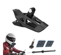 CERFFOOL - Soporte para casco de moto para GoPro Hero 13 12 para Insta360 X5 X4 Ace Pro 2 para DJI Osmo Action 5 Pro 4 3 ligero silicona antideslizante soporte de clip para accesorios de cámara de