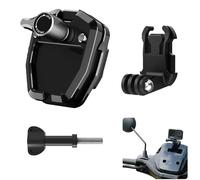 CERFFOOL Soporte para Parabrisas de Motocicleta para GoPro Hero 13 12 11 para Insta360 X5 X4 X4 Air Ace Pro 2 para dji Action 6 5 4 3 Pocket 3 SJ CAM Mount Soporte teléfono móvil cámara de acción