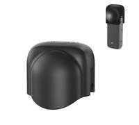 CERFFOOL Tapa de lente de silicona para Insta360 X4, protector de lente, cubierta protectora impermeable, antiarañazos, accesorios de cámara de acción (negro)