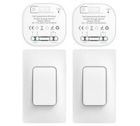 Cerhot 220v interruptores inalambricos autoalimentado cinetico interruptor sin cable sin bateria rf interruptor remoto pulsador inalambrico conmutador luz inalambrico para iluminacion del hogar