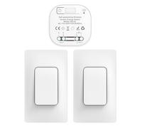 Cerhot 220v interruptores inalambricos autoalimentado cinetico interruptor sin cable sin bateria rf interruptor remoto pulsador inalambrico conmutador luz inalambrico para iluminacion del hogar