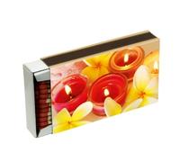 Cerillas para barbacoa, chimenea y velas, Camino 10 cm, varios motivos, KM Match, Kerzen, 10 unidades