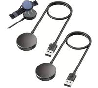 Cerioll 2-Pack USB Magnético Cable De Carga Inalámbrico, Cargador Compatible con Samsung Galaxy Watch 4/4 Classic Watch 3 Active 1 2 SM-R500 SM-R830 SM-R820 SM-R840 SM-R850, Cable de Carga USB 3,3ft