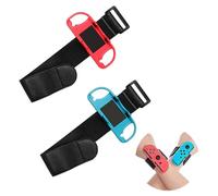 Cerioll 2 Piezas Accesorios Para Gamepad, Pulseras Just Dance, Pulsera Ajustable Just Dance Pulsera De Baile Antebrazo Con Interruptor De Manija Para Joy-Con Manija Para Adultos Y Niños