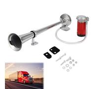 Cerioll Bocina De Camión De 12V 150db, Bocina De Aire Con Kit De Compresor, Air Horn, Universal Loud Horn, Para Camión, Barco, Tren, Barco Etc (Plata)