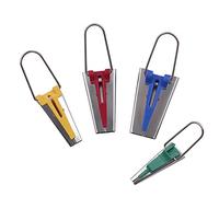 Cerioll Tela Sesgada Herramienta, Fabric Tape Maker Costura, Juego De 4 Herramientas para Hacer Cintas Al Bies (6 mm, 12 mm, 18 mm, 25 mm), Fabricantes De Cinta De Bies De Tela, Kit De Bies Maquina