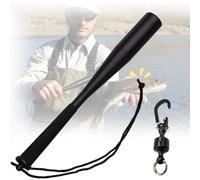 Cerkkapo Fischbetäuber Asesino de Peces de Aluminio, Unisex, Negro, 2422