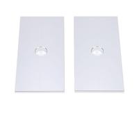 Cerlingwee Cuña del Eje de Suspensión de Aleación de Aluminio Corrección de Ballesta de 2,5° para una Mayor Longevidad del Tren Motriz